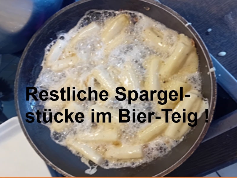 Spargel mit Seelachsfilet im Bier-Teig und Frühkartoffeln - Rezept - Bild Nr. 16