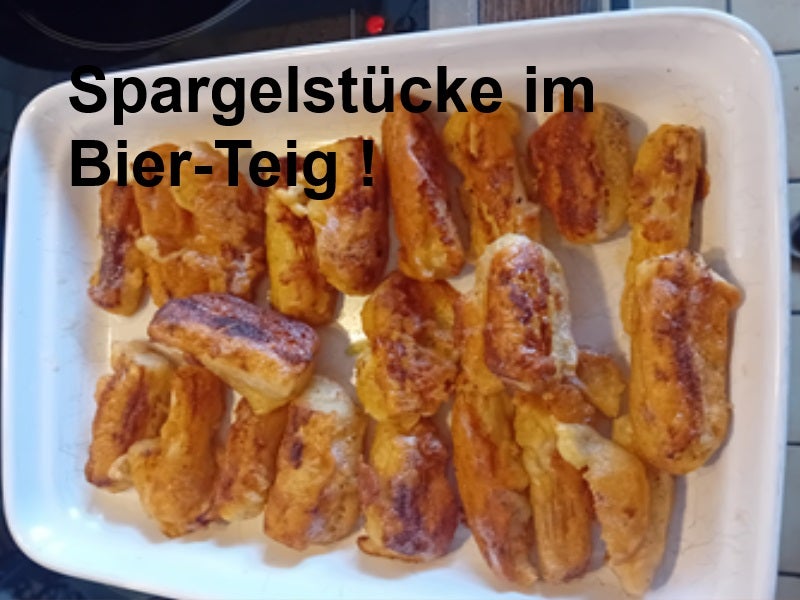 Spargel mit Seelachsfilet im Bier-Teig und Frühkartoffeln - Rezept - Bild Nr. 17