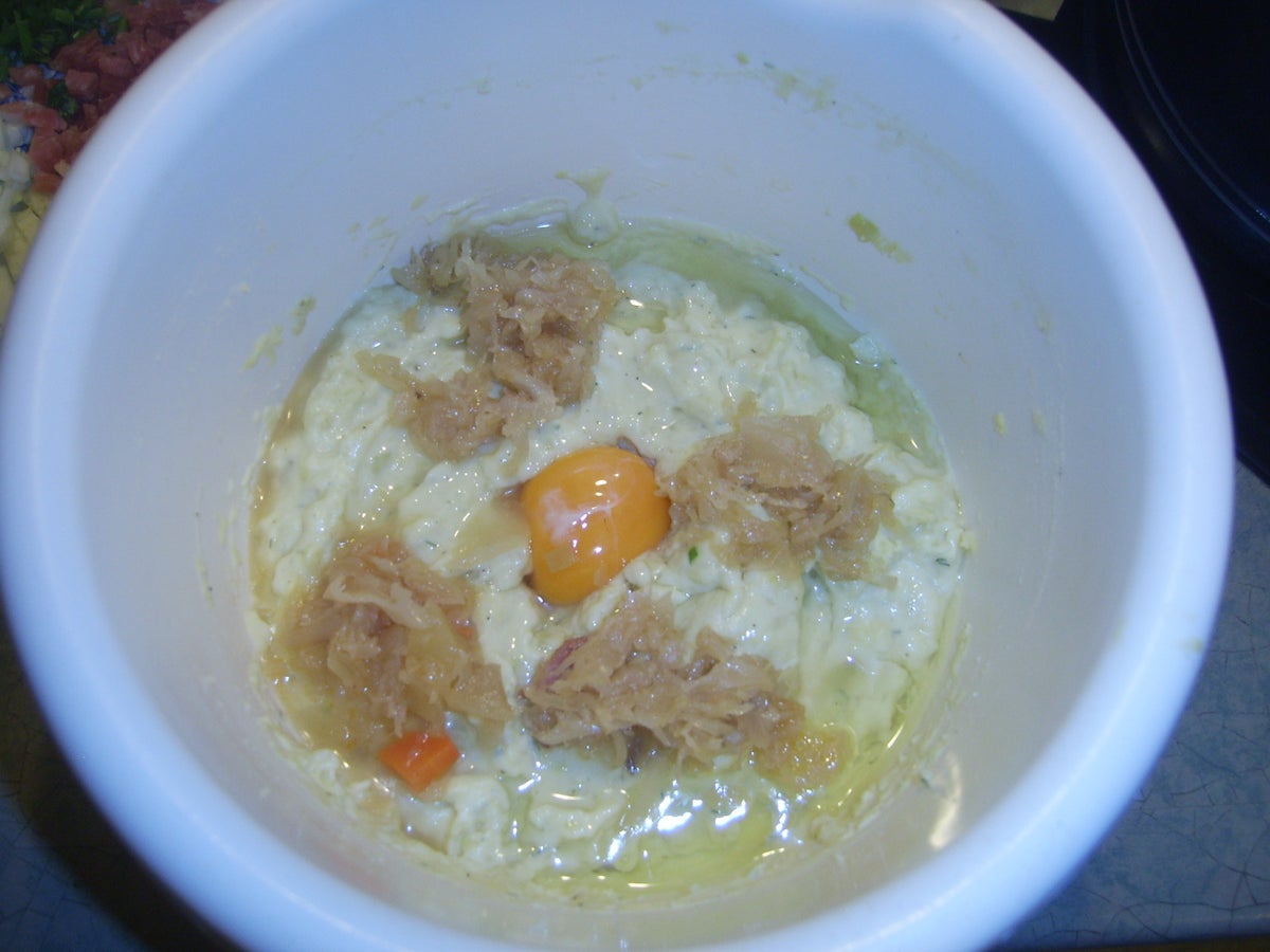 Rezept: Hutscheduller mit Rotwurst und Spiegelei Bild Nr. 4 Hutscheduller mit Rotwurst und Spiegelei - Rezept - Bild Nr. 4