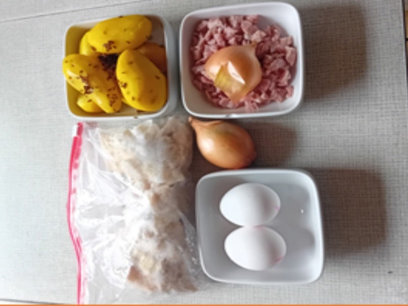 Steinpilze mit Rührei und Bratkartoffeln - Rezept - Bild Nr. 3