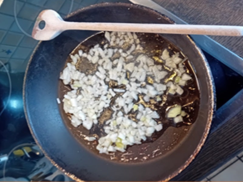 Steinpilze mit Rührei und Bratkartoffeln - Rezept - Bild Nr. 4