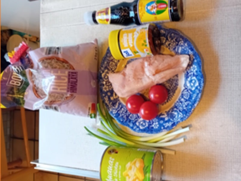 Rezept: Hähnchenbrustfilet-Curry mit Ananas und Basmatireis Bild Nr. 3 Hähnchenbrustfilet-Curry mit Ananas und Basmatireis - Rezept - Bild Nr. 3