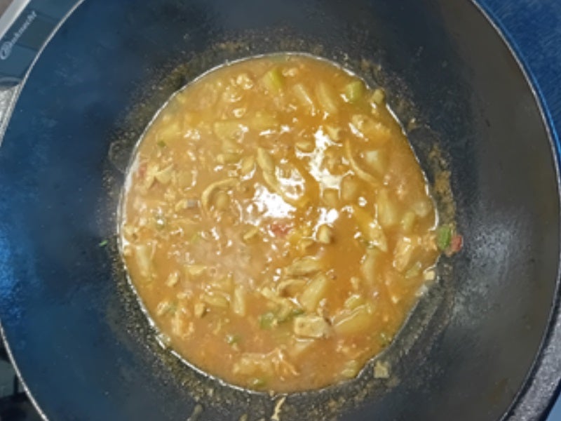 Rezept: Hähnchenbrustfilet-Curry mit Ananas und Basmatireis Bild Nr. 12 Hähnchenbrustfilet-Curry mit Ananas und Basmatireis - Rezept - Bild Nr. 12