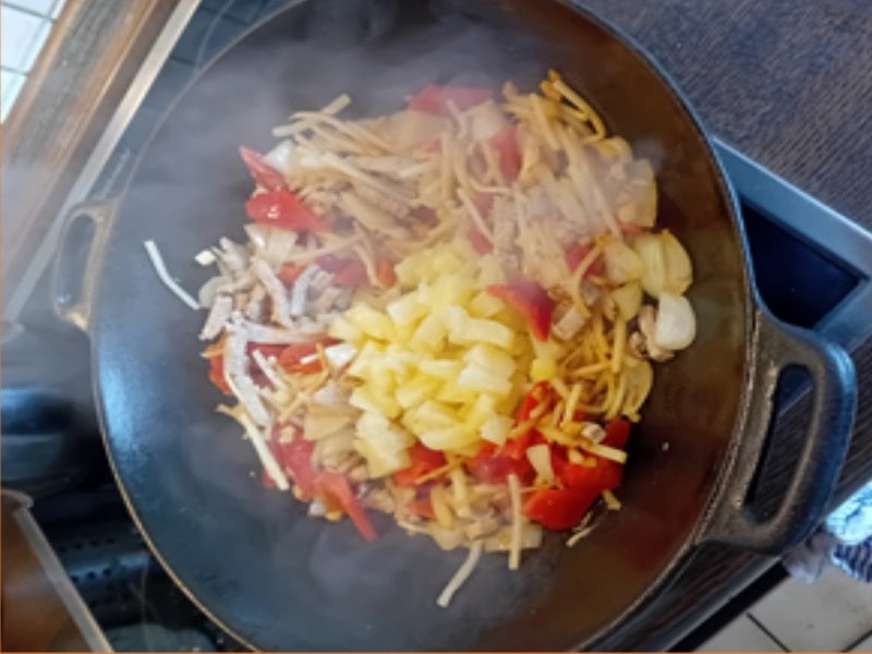 Schweinefilet mit Gemüsemix süß-sauer und Basmatireis - Rezept - Bild Nr. 14