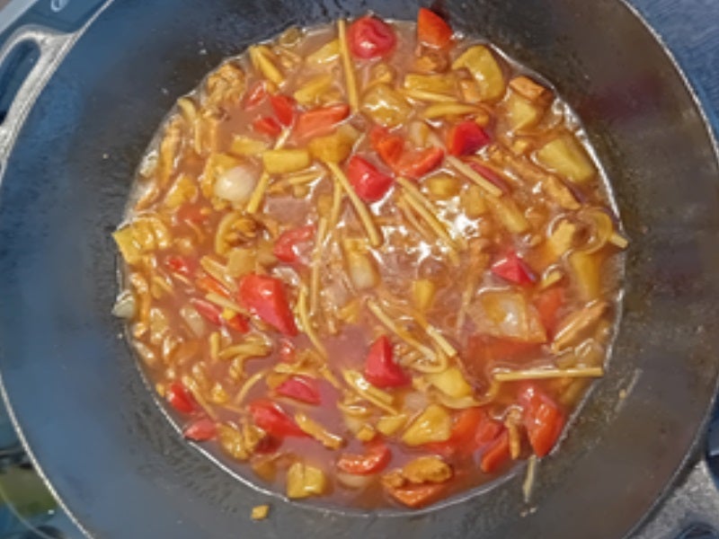 Schweinefilet mit Gemüsemix süß-sauer und Basmatireis - Rezept - Bild Nr. 18