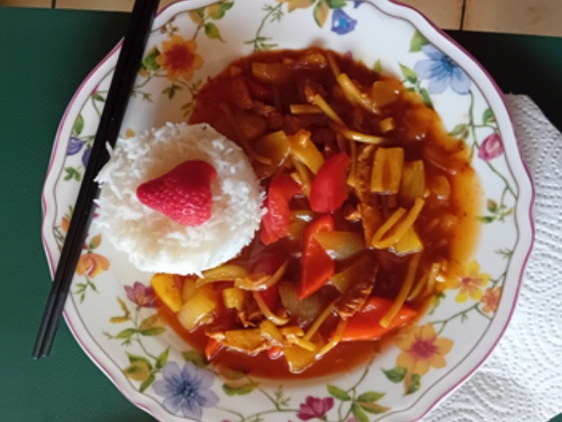 Schweinefilet mit Gemüsemix süß-sauer und Basmatireis - Rezept - Bild Nr. 19