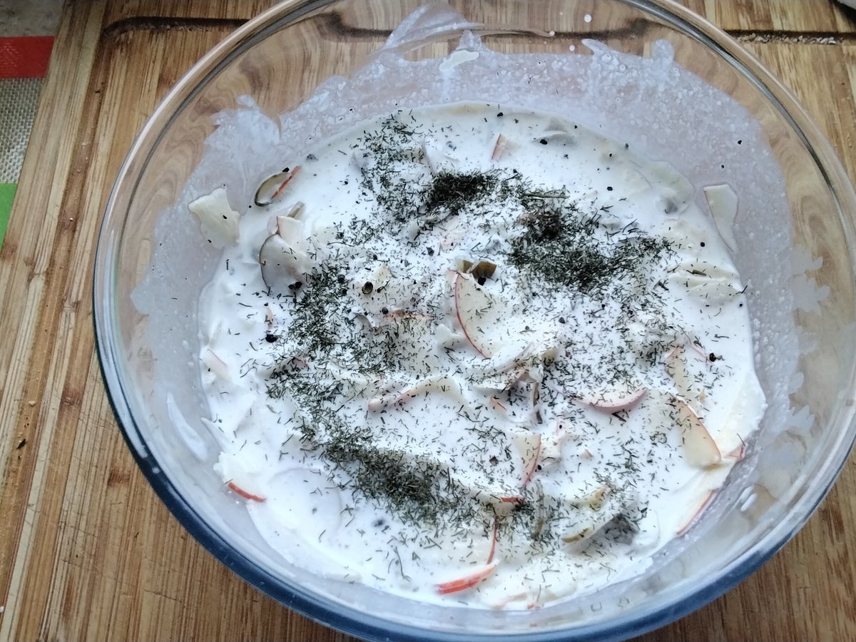 Hering nach Hausfrauen Art und neue Kartoffeln - Rezept - Bild Nr. 5