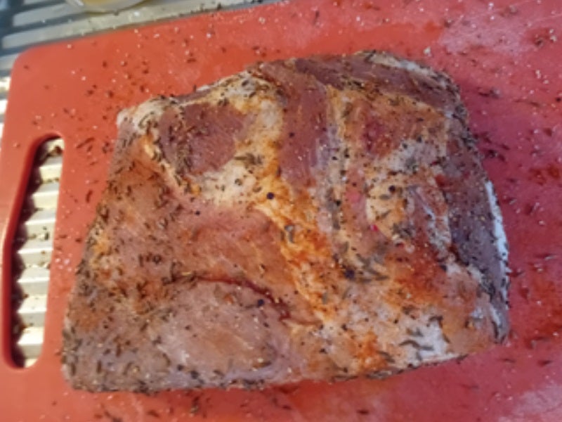 Schweinenackenbraten mit Rahm-Sauce, Sauerkraut süß-sauer und Böhmischen Knödeln - Rezept - Bild Nr. 6