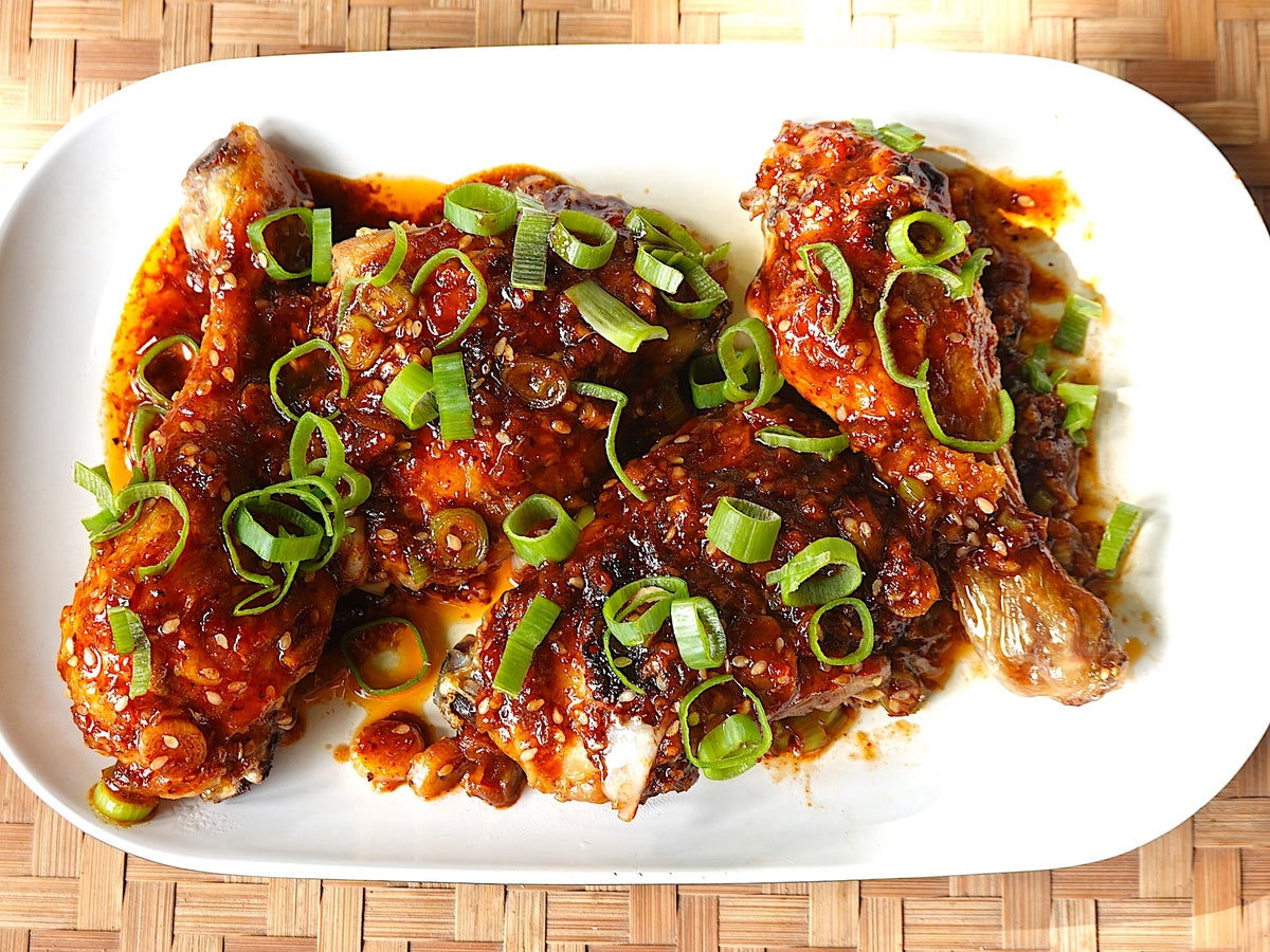 Gegrillte koreanische BBQ-Hühnerschenkel - Rezept - Bild Nr. 2