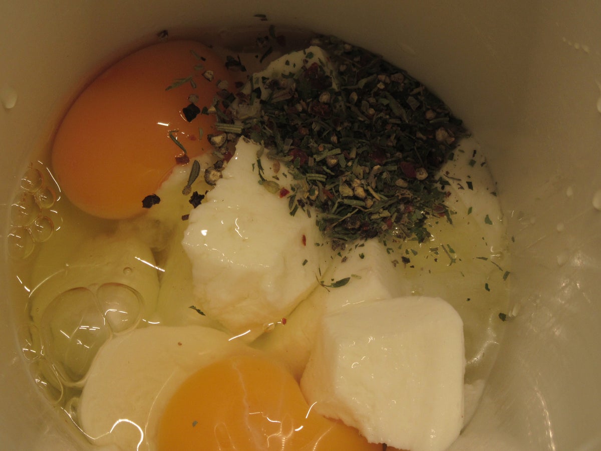 Eier: Mozzarella-Eier-Waffeln - Rezept - Bild Nr. 3