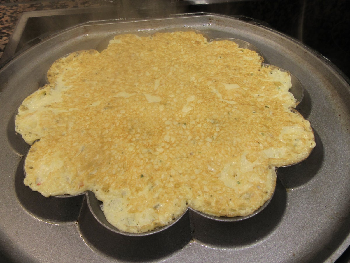 Eier: Mozzarella-Eier-Waffeln - Rezept - Bild Nr. 4