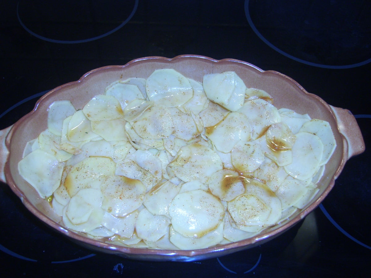 Kartoffelgratin mit Hering und Meerrettichsauce - Rezept - Bild Nr. 4