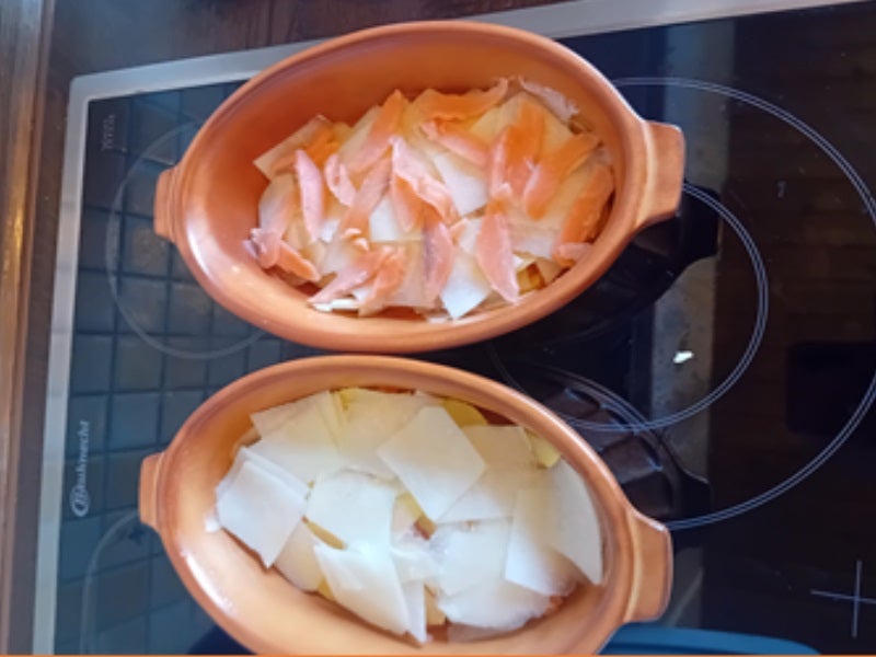 Kohlrabi-Kartoffel-Gratin mit Lachs - Rezept - Bild Nr. 5