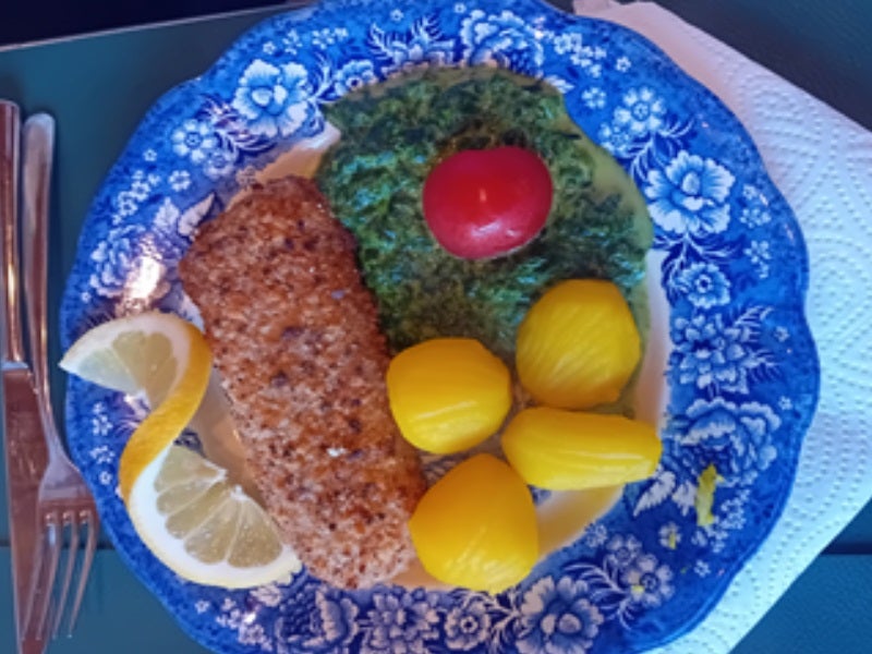 Filegro Brezel mit Meersalz, Rahm-Spinat und Drillingen - Rezept - Bild Nr. 2