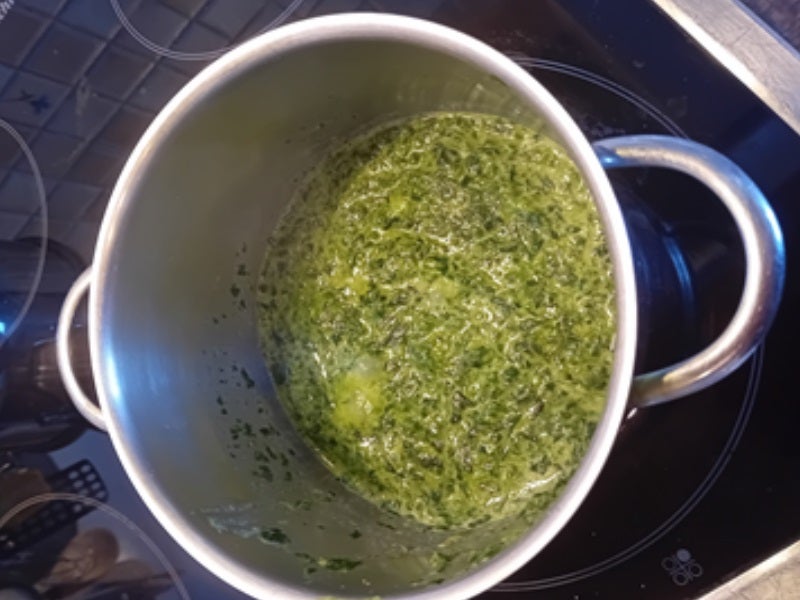 Filegro Brezel mit Meersalz, Rahm-Spinat und Drillingen - Rezept - Bild Nr. 10