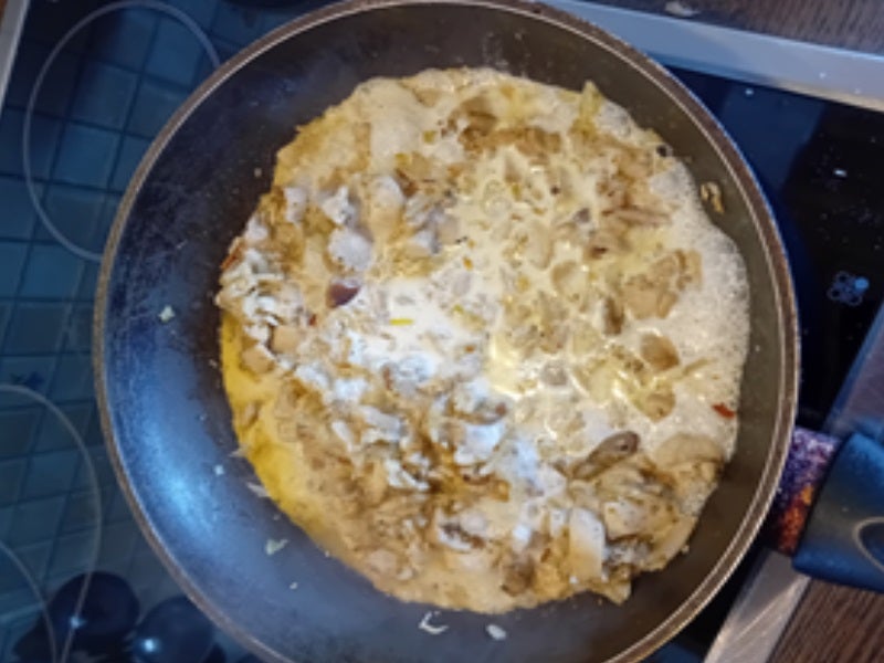 Spaghetti mit Steinpilz-Zwiebel-Rahmsauce - Rezept - Bild Nr. 8
