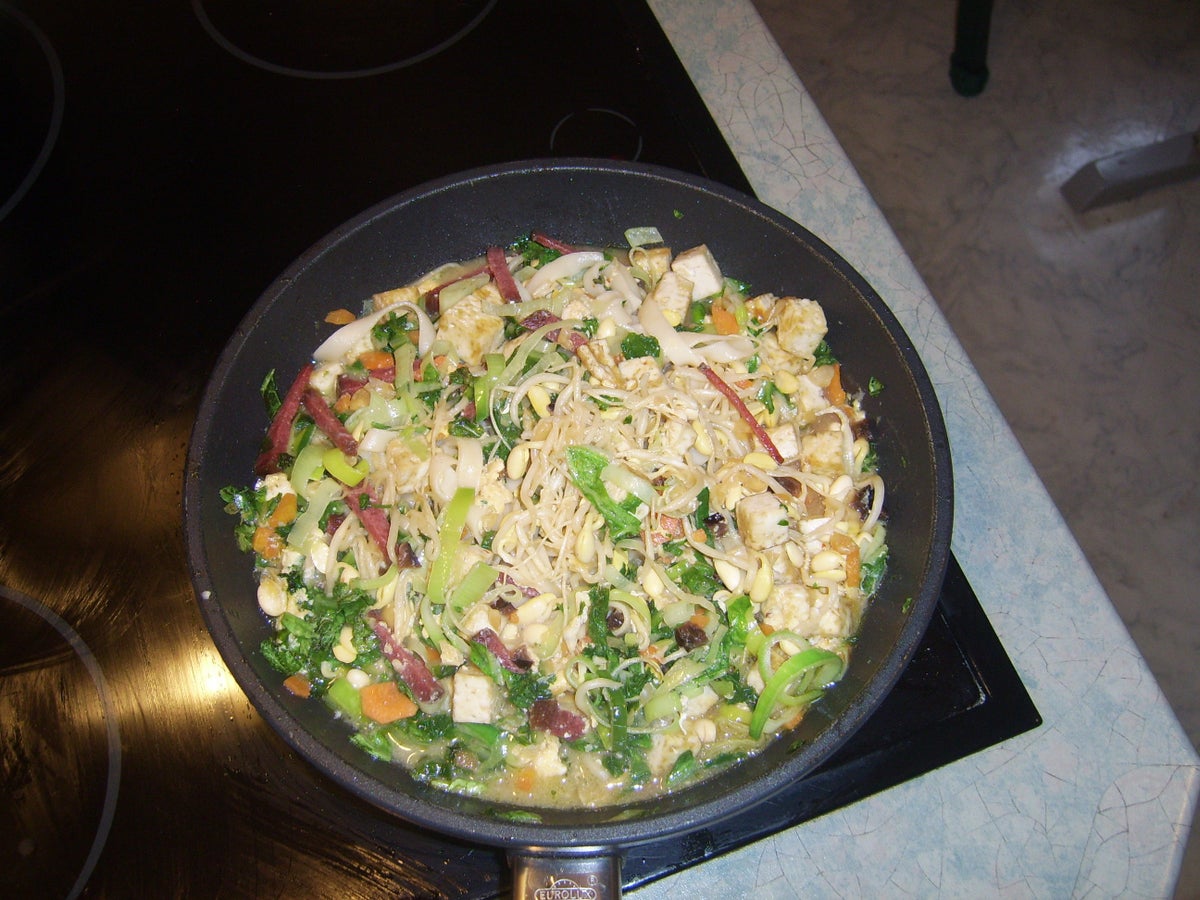 Pad Thai mit ohne Garnelen - Rezept - Bild Nr. 3