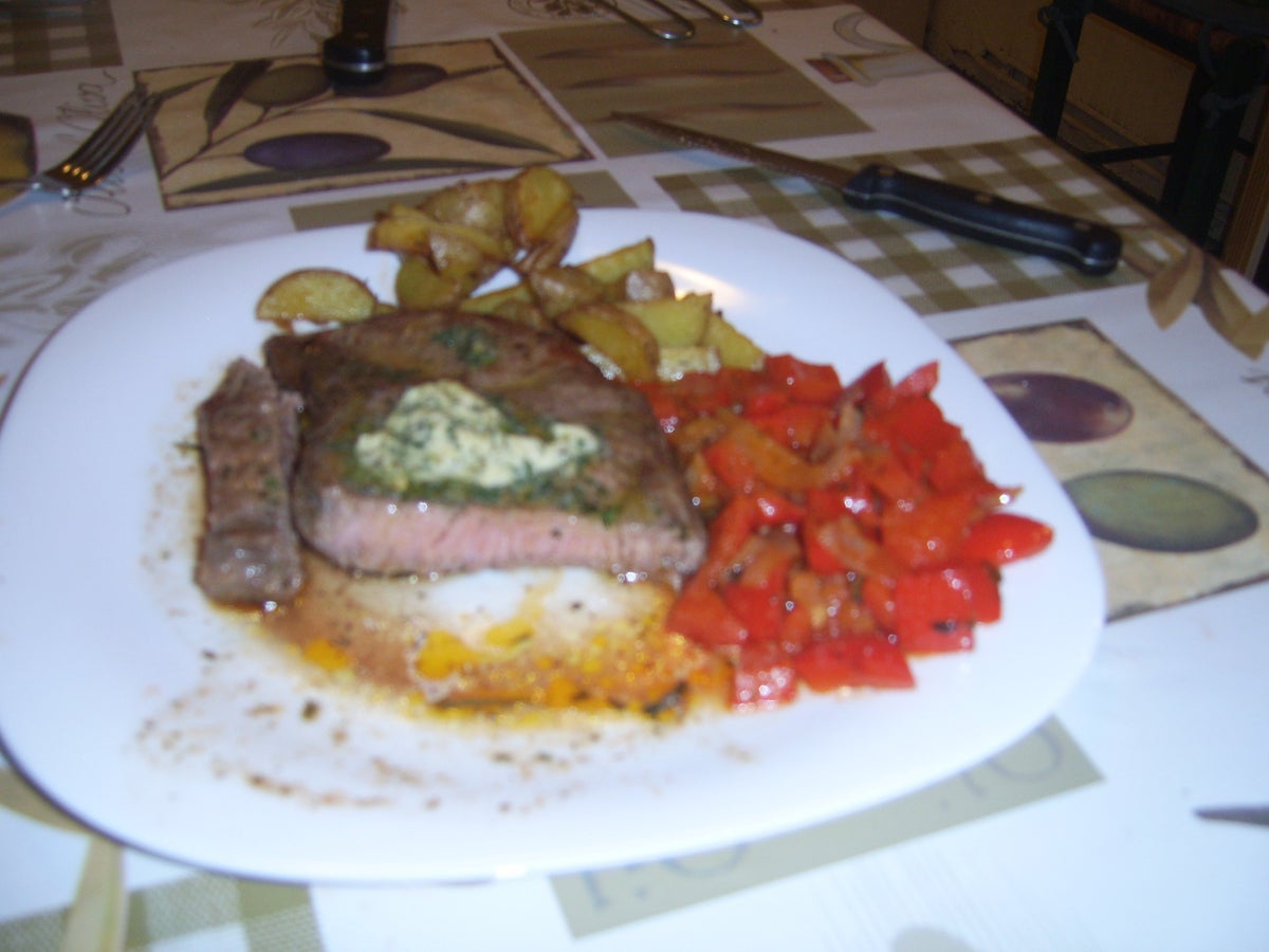 Rumpsteak mit Wildgewürz und Bruschetta Öl - Rezept - Bild Nr. 4
