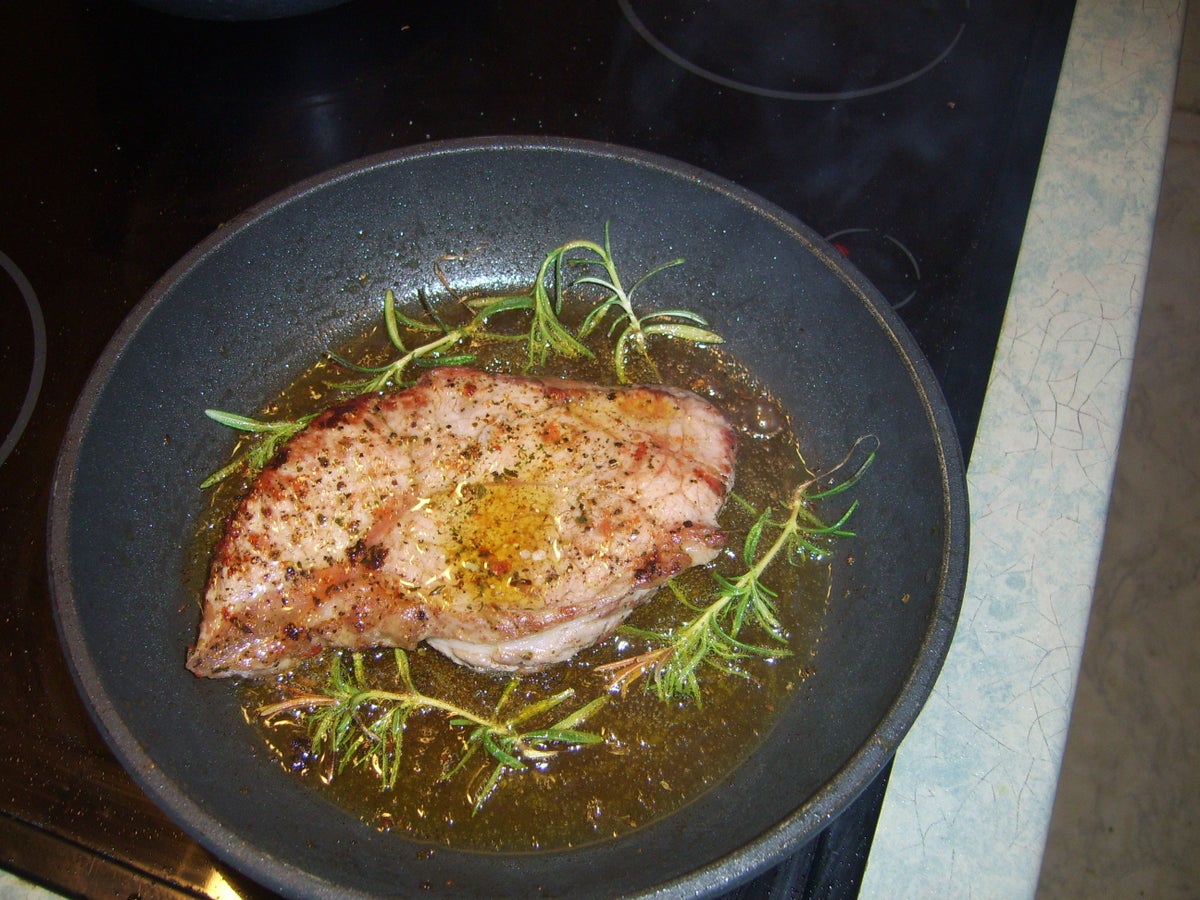 Rumpsteak mit Wildgewürz und Bruschetta Öl - Rezept - Bild Nr. 8