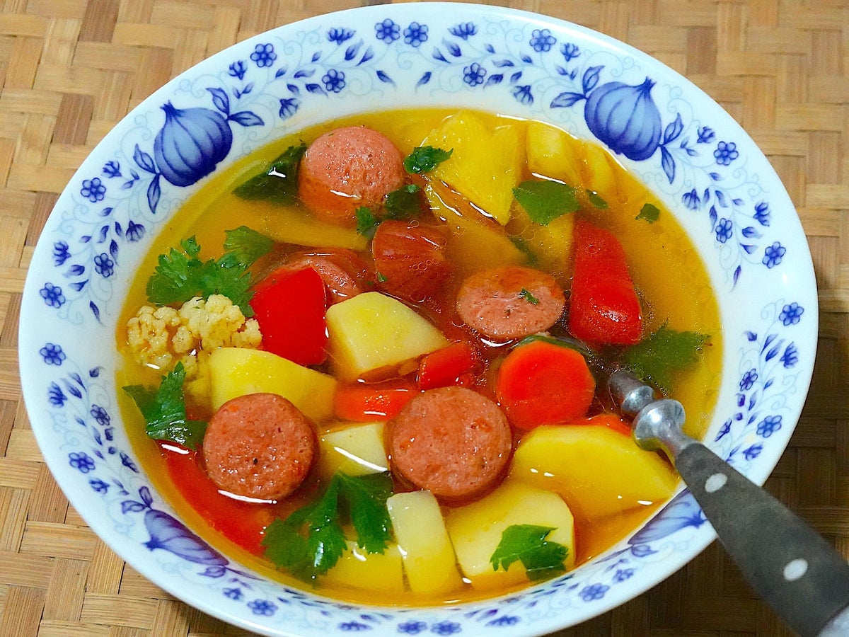 Süß-sauer-scharfe Gemüsesuppe mit Chorizo - Rezept - Bild Nr. 2