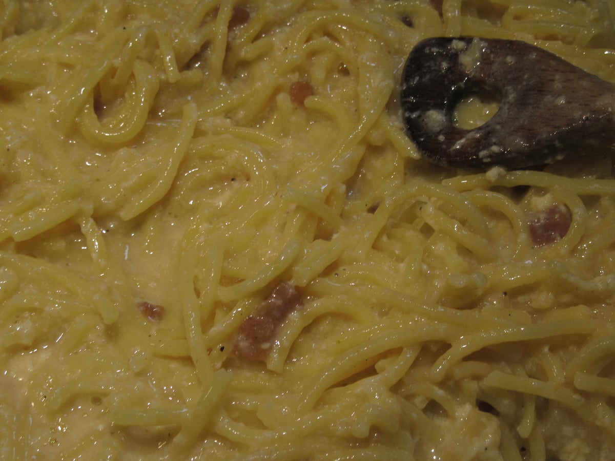 Rezept: Pasta: Linguine Carbonara Bild Nr. 6 Pasta: Linguine Carbonara - Rezept - Bild Nr. 6