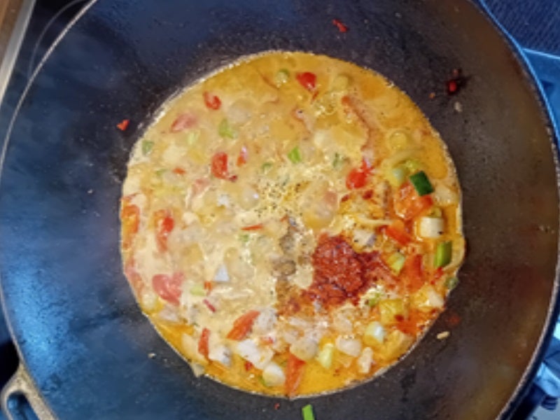 Rezept: Putenbrustfilet-Gemüse-Curry im Wok mit Basmatireis Bild Nr. 11 Putenbrustfilet-Gemüse-Curry im Wok mit Basmatireis - Rezept - Bild Nr. 11