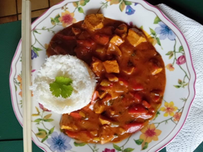 Rezept: Putenbrustfilet-Gemüse-Curry im Wok mit Basmatireis Bild Nr. 16 Putenbrustfilet-Gemüse-Curry im Wok mit Basmatireis - Rezept - Bild Nr. 16