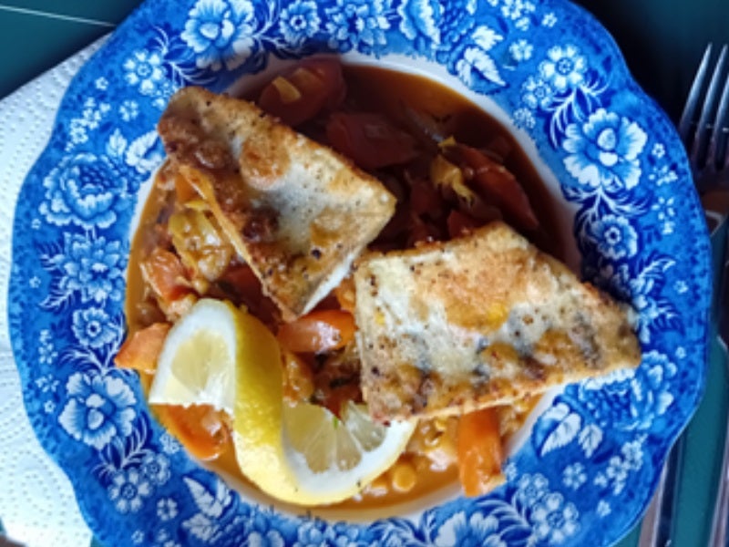 Rezept: Zanderfilet auf Curry-Gemüse Bild Nr. 18 Zanderfilet auf Curry-Gemüse - Rezept - Bild Nr. 18