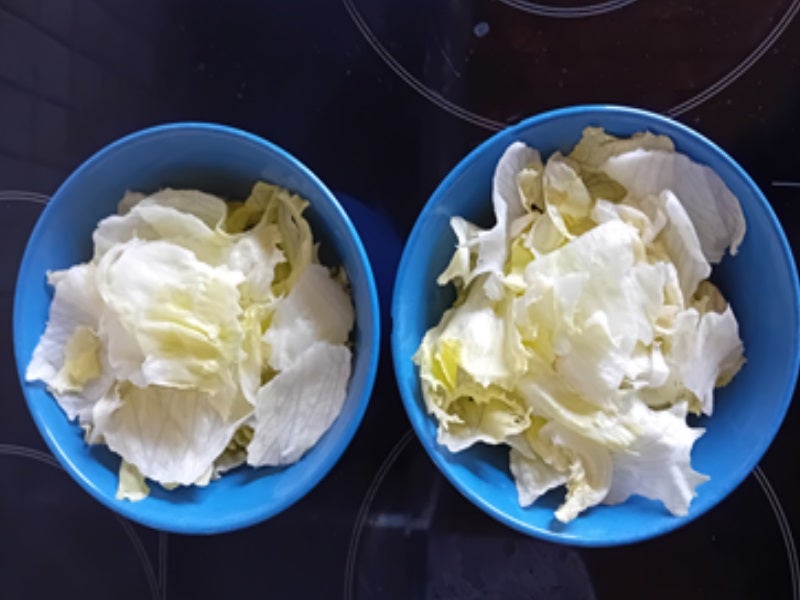 Heringsfilet in Sahnesauce mit Kümmel-Pellkartoffeln und Eisbergsalat - Rezept - Bild Nr. 6