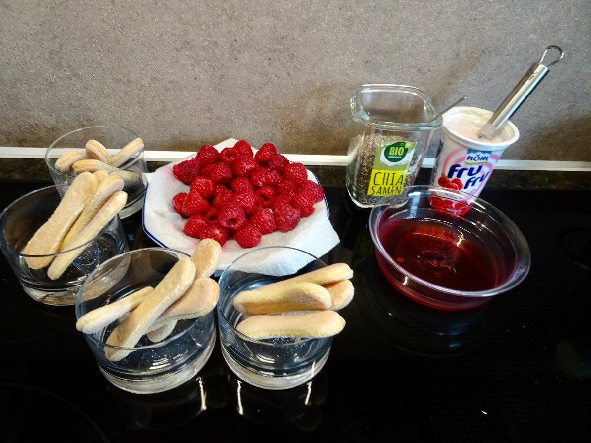 Rezept: Chia Himbeer Dessert Bild Nr. 4 Chia Himbeer Dessert - Rezept - Bild Nr. 4