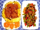 Batagor mit karamellisierten Ananas und bunten Nudeln - Rezept - Bild Nr. 2