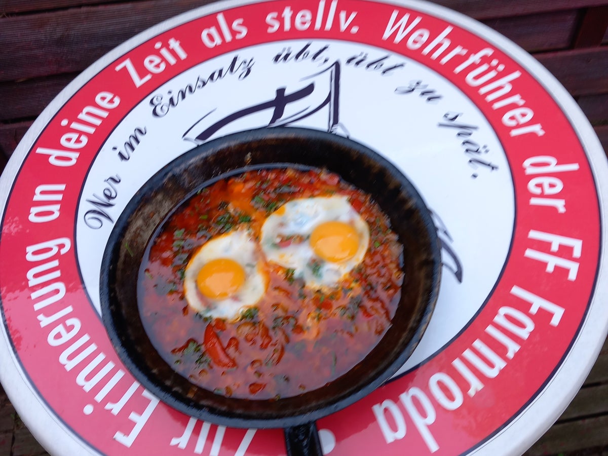 Paprikapfanne mit Spiegelei - Rezept - Bild Nr. 4