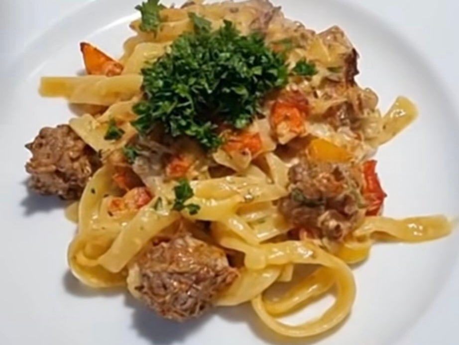 Hackbällchen mit Bandnudeln - Rezept - Bild Nr. 2