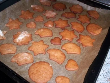 Rezept: Verzierte Honigkuchen Verzierte Honigkuchen - Rezept