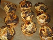 Mohn-Pflaumen-Rosenmuffins - Rezept