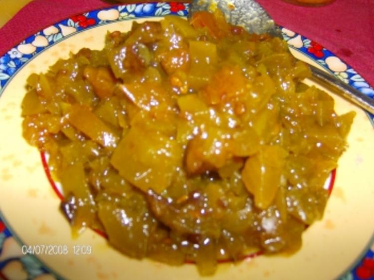 Chutney aus Grünen Tomaten - einfach - von Mariposa