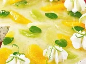 Quark Mohn Mousse mit Prosecco Gelee - Rezept