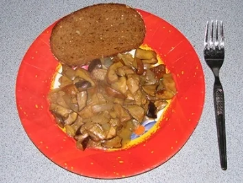 Waldpilze in Butter - Rezept