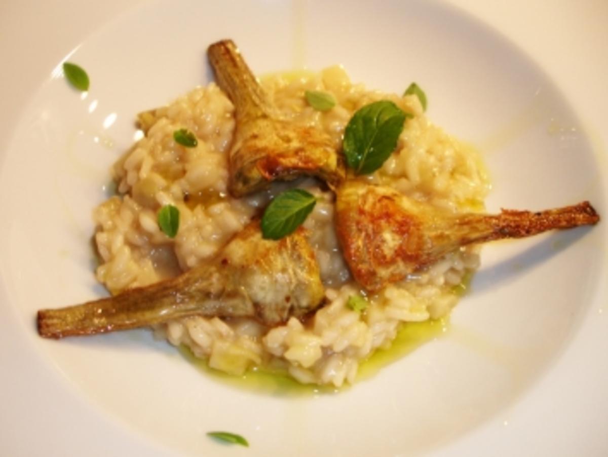 Risotto mit Artischocken - Rezept mit Bild - kochbar.de