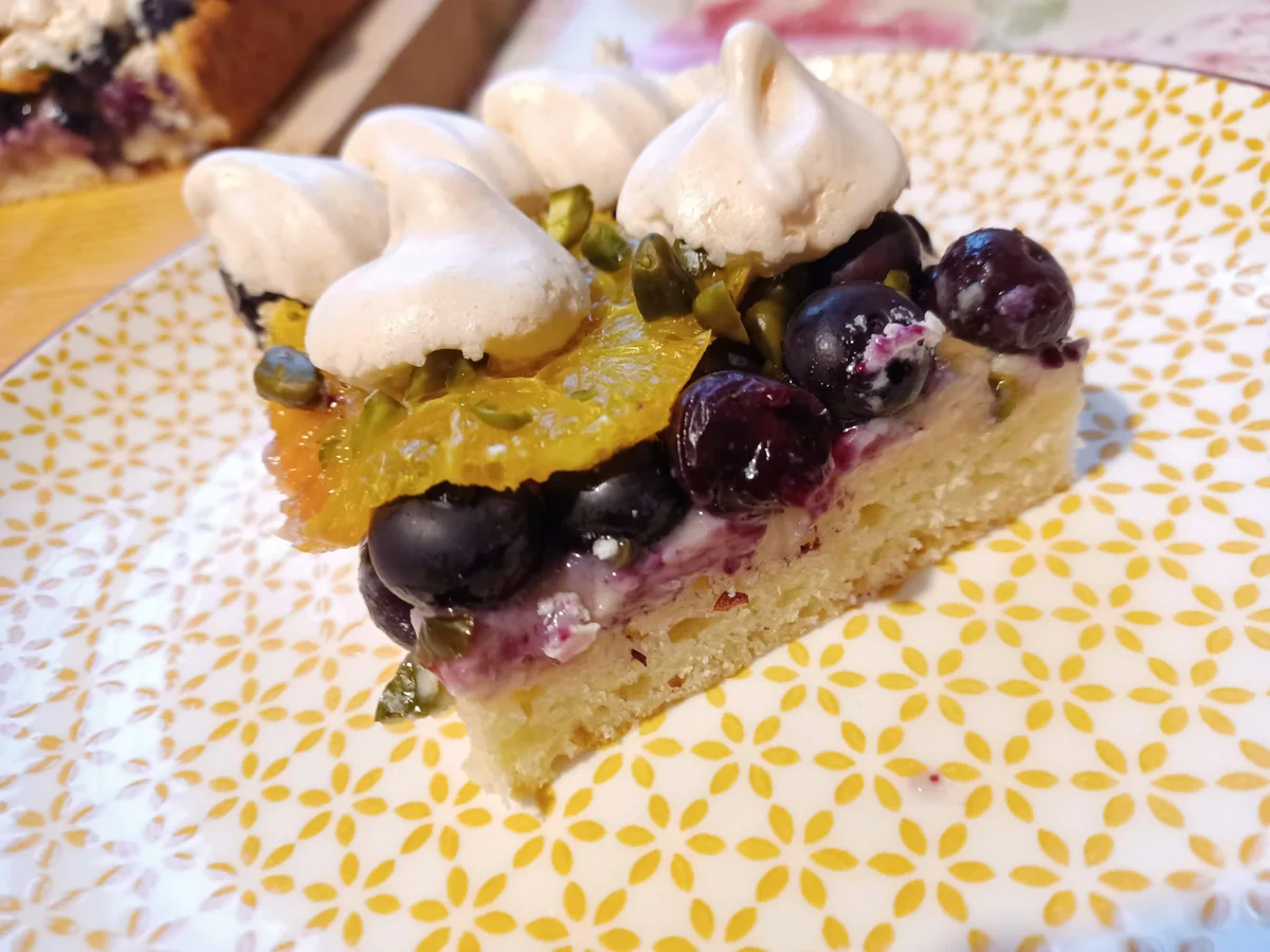 Apfel-Blaubeer-Kuchen - Rezept - Bild Nr. 16406