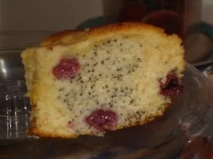 Mohn-Marmorkuchen mit Kirschen (...und Äpfel...und Rum) - Rezept