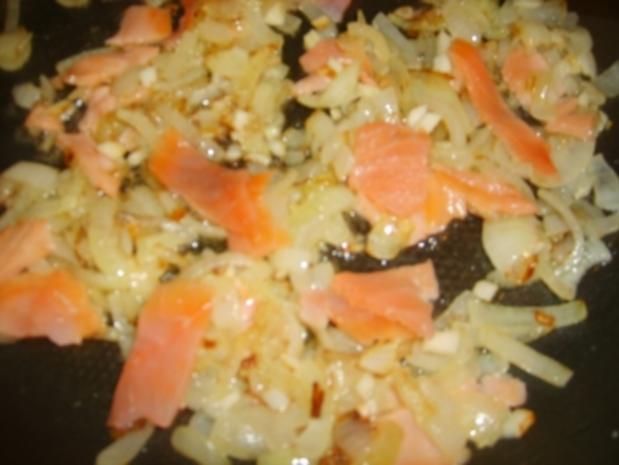 Farfalle mit Lachs - Rezept mit Bild - kochbar.de