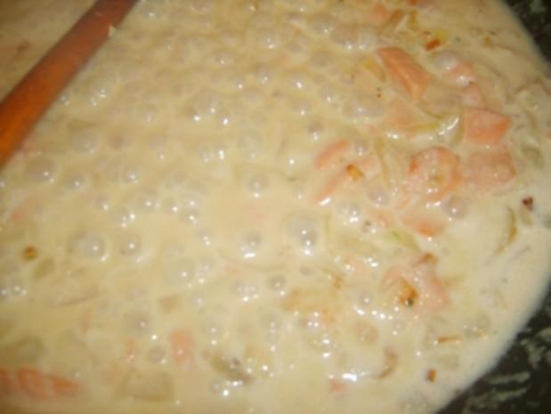 Farfalle mit Lachs - Rezept mit Bild - kochbar.de