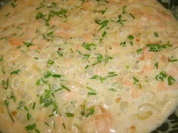 Farfalle mit Lachs - Rezept