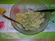 Eissalat mit Ananas - Rezept