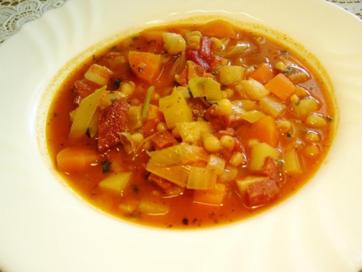 Bohnensuppe nach serbischer Art - Rezept
