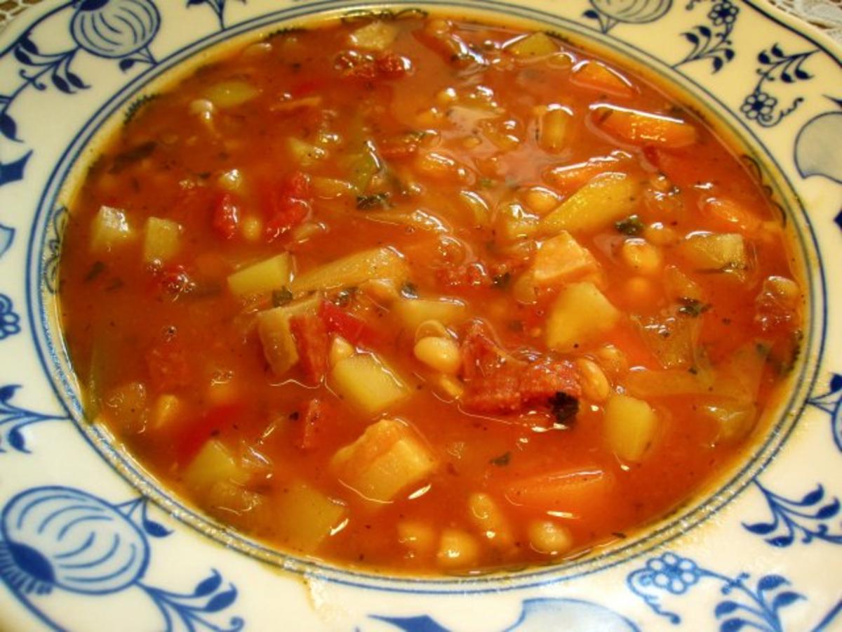 Bohnensuppe nach serbischer Art - Rezept - Bild Nr. 2