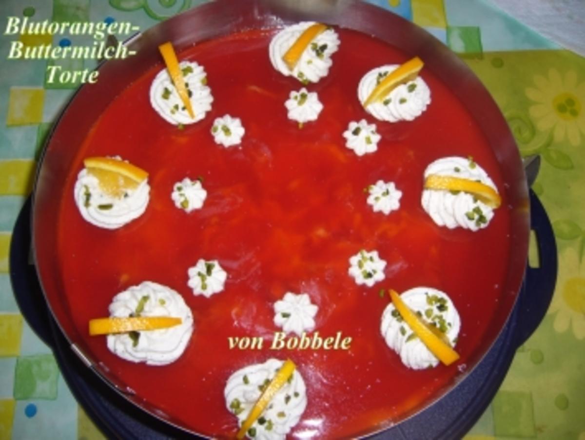 Torten: Blutorangen-Buttermilch-Torte - Rezept