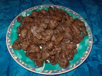 Rezept: Rindfleischtopf mit Mini-Knödelchen-Einlage Rindfleischtopf mit Mini-Knödelchen-Einlage - Rezept