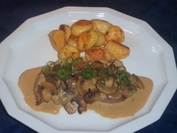 Rezept: Champignonschnitzel Champignonschnitzel - Rezept